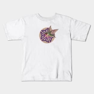 HummingBird Rochester Flower Drawing Kids T-Shirt